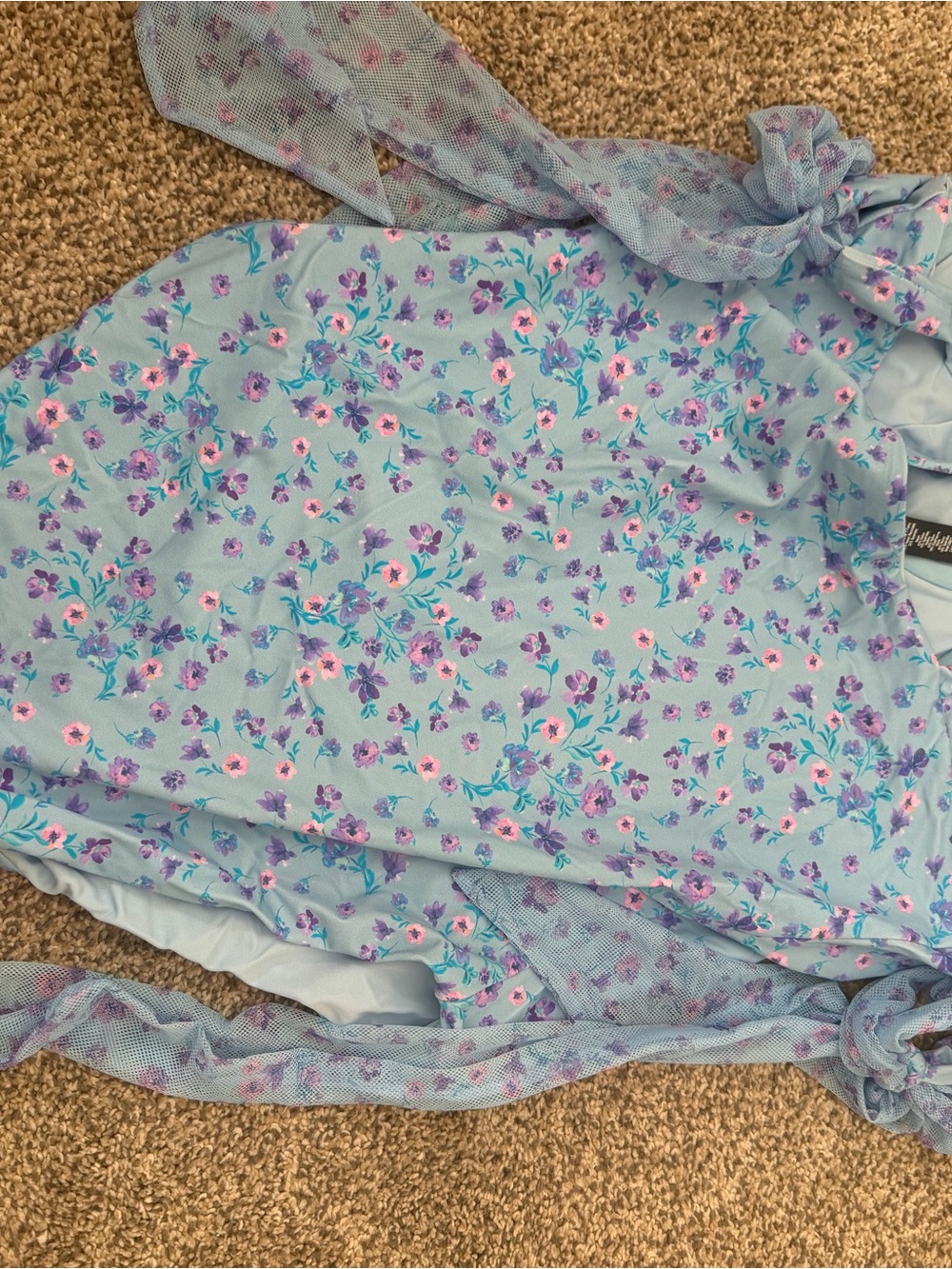 Beach Riot Floral Tie-Shoulder One-Piece Swimsuit - Picture 6 of 6